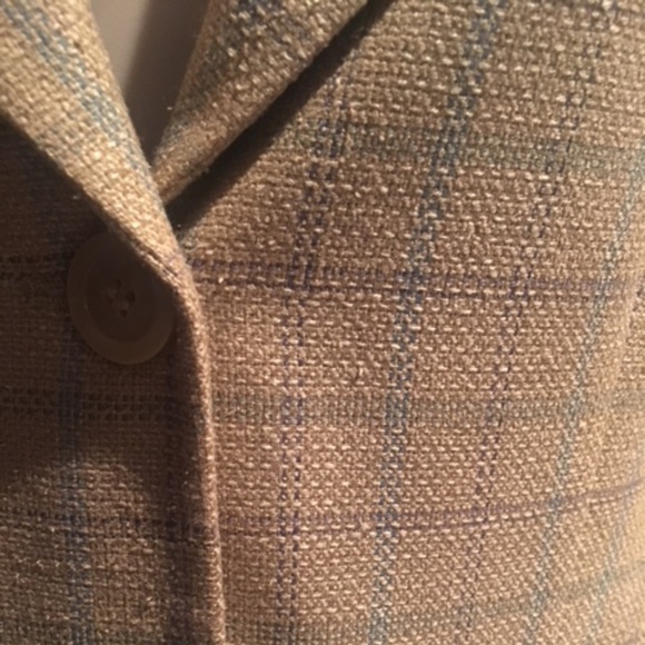 Talbots Plaid Blazer Size 10 - Picture 4 of 5